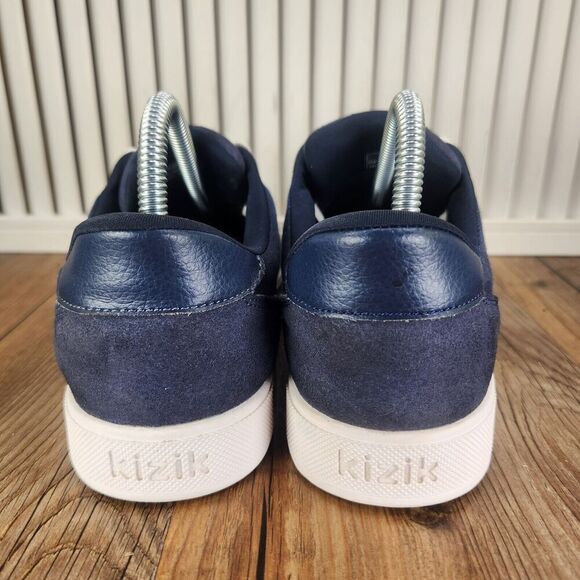 Stylish Navy Women's Athletic Sneakers - Picture 4 of 10